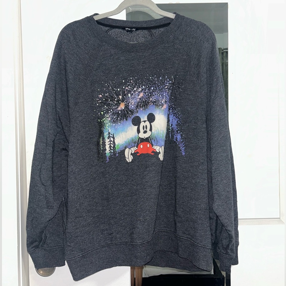Disney x American Eagle Mickey Holiday Crewneck